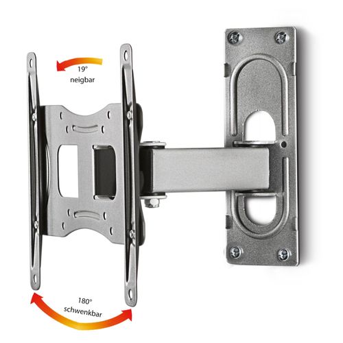 4012246176124 - Universal TV Wandhalterung 15-40 Zoll bis 15 kg um 19 Grad neigbar kippbar 90 Grad schwenkbar 360 drehbar ausziehbar VESA bis max 200x200 Halter Fernsehhalter Fernseh Halterung B-FS2 4012246176124 - Universal TV Wandhalterung 15-40 Zoll bis 15 kg um 19 Grad neigbar kippbar 90 Grad schwenkbar 360 drehbar ausziehbar VESA bis max 200x200 Halter Fernsehhalter Fernseh Halterung B-FS2