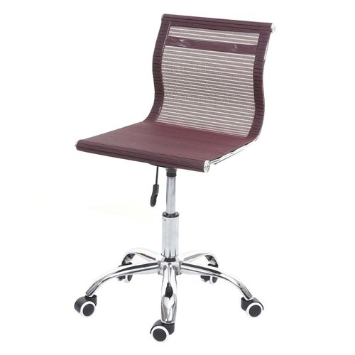 4057651718545 - Bürostuhl MCW-K53 Drehstuhl Schreibtischstuhl Computerstuhl Netzbezug Stoff Textil ~ weinrot