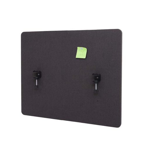 4057651432892 - Akustik-Tischtrennwand MCW-G75 Büro-Sichtschutz Schreibtisch Pinnwand doppelwandig Stoff Textil ~ 60x75cm braun-grau 4057651432892 - Akustik-Tischtrennwand MCW-G75 Büro-Sichtschutz Schreibtisch Pinnwand doppelwandig Stoff Textil ~ 60x75cm braun-grau