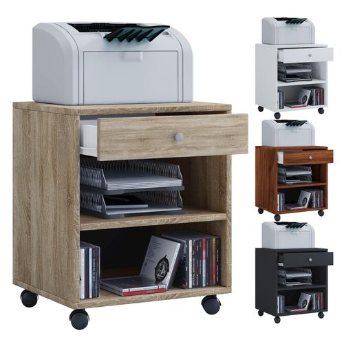4051814370670 - Rollcontainer Beistellcontainer mit zwei offenen Fächern Maße ca H 54 x B 45 x T 38 cm Bürocontainer - Salda 4051814370670 - Rollcontainer Beistellcontainer mit zwei offenen Fächern Maße ca H 54 x B 45 x T 38 cm Bürocontainer - Salda