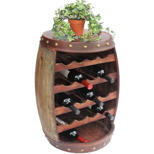 8400000815468 - Dandibo - Weinregal Holz mit Ablage Weinfass 1546 Fass 70 cm Flaschenregal Flaschenständer Weinständer Bar 8400000815468 - Dandibo - Weinregal Holz mit Ablage Weinfass 1546 Fass 70 cm Flaschenregal Flaschenständer Weinständer Bar