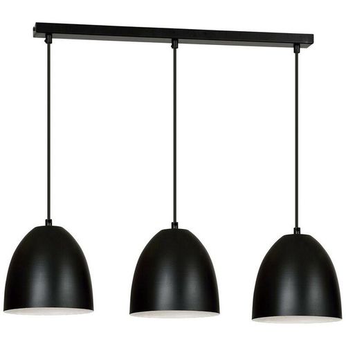 5901738890909 - Emibig Lighting - Emibig lenox Schwarz Weiß Stab-Pendel-Deckenleuchte 3x E27