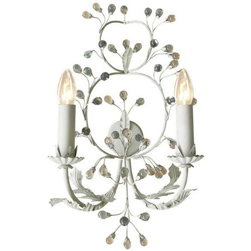 5414552667980 - Linea Verdace Lighting - Linea Verdace Natello 2-flammige Kerzen-Wandleuchte Beige-Grau 5414552667980 - Linea Verdace Lighting - Linea Verdace Natello 2-flammige Kerzen-Wandleuchte Beige-Grau