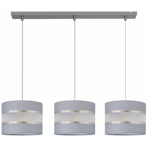 5902349226941 - Helam Lighting - Helam helen Straight Bar Pendelleuchte Grau Silber 65cm