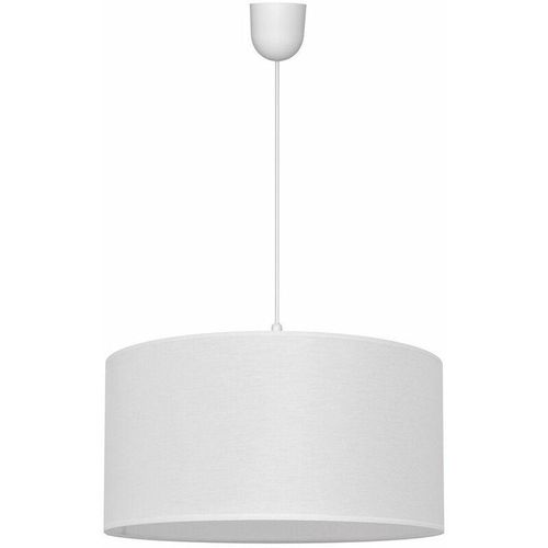 5902349225975 - Helam Lighting - Helam alba Zylindrische Pendelleuchte Weiß 40cm