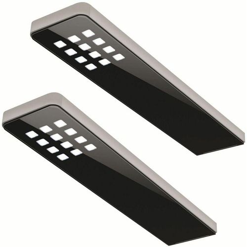 4250000555031 - Forma E Funzione - led Unterbauleuchte Küche Küchenleuchte Key Dot 2x5 w dimmbar - Schwarz 4250000555031 - Forma E Funzione - led Unterbauleuchte Küche Küchenleuchte Key Dot 2x5 w dimmbar - Schwarz