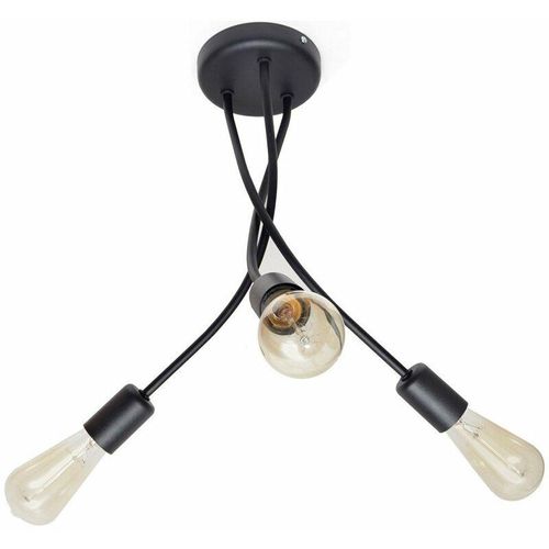 5902349221021 - Helam Lighting - Helam harvard Halbbündige Deckenleuchte mit mehreren Armen Schwarz 36cm