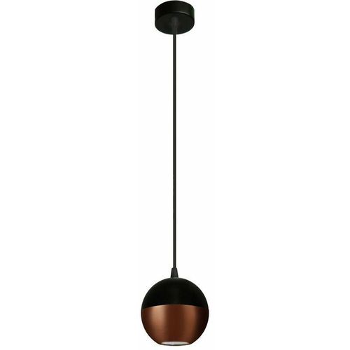 5902349225739 - Helam Lighting - Helam midway Dome Pendelleuchte Schwarz Kupfer 12cm