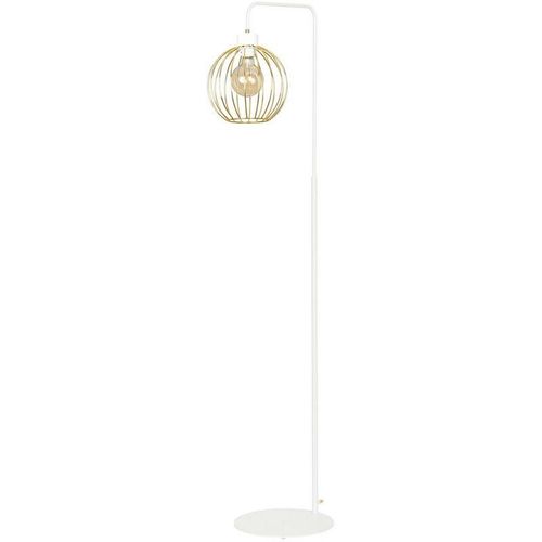 5901738899124 - Emibig Lighting - Emibig pineta Weiß Gold Stehlampe 1x E27