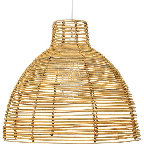 5056667059962 - Privatefloor - Rattan-Deckenlampe - Pendelleuchte im Boho-Bali-Design - Can Natural wood - Rattan - Natural wood