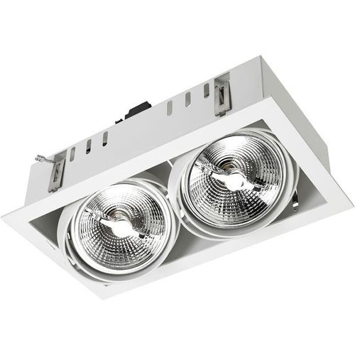 8435381496173 - Leds-c4 - leds C4 Downlight Multidir Double led 324Mm Trim 100W Gris IP23 978Lm