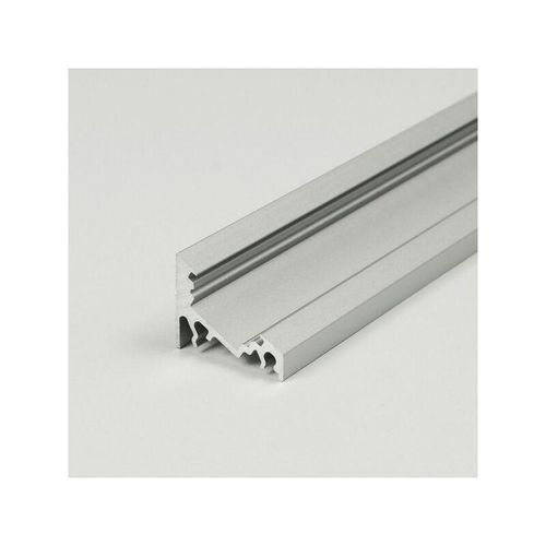 4066676142471 - Proviston - led Aluminiumprofil | 20 x 16 x 2000 mm | Silber Eloxiert | Led-Beleuchtung | Indirekte Beleuchtung | led Leisten | 1 Stück - Silber