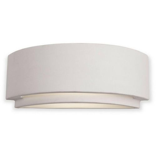 5036797149467 - Firstlight Products - Firstlight Ceramic - 1 Licht Innenputz Wandleuchte - 100W unglasiert E27