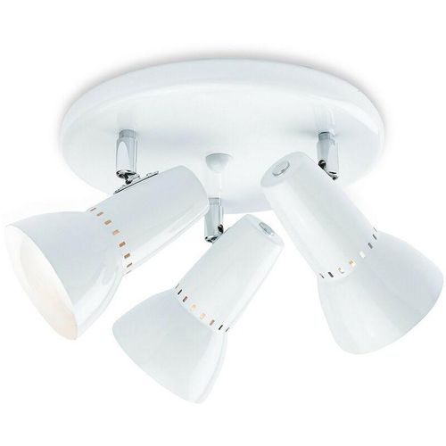 5036797136344 - Firstlight Products - Firstlight Lynx - 3 Light Flush Light White