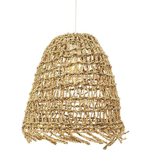 5056667060128 - Privatefloor - Rattan-Deckenlampe - Boho-Bali-Design-Pendelleuchte - Linei Natural wood - Rattan - Natural wood