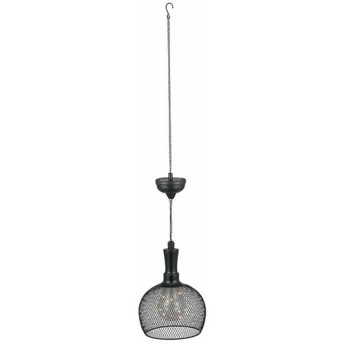 3760093544184 - lumisky LED-Solarleuchte Loft Round in Schwarz - Ø 18 cm