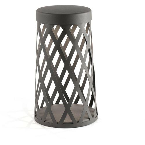 8421776118904 - LED-Sockellampe Shadow dunkelgrau Aluminium Höhe 45 cm 8421776118904 - LED-Sockellampe Shadow dunkelgrau Aluminium Höhe 45 cm