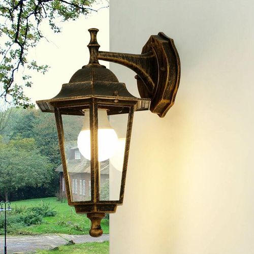 4251334750840 - Licht-erlebnisse - Rustikale Außenlampe paris Kupfer Antik IP44 E27 - Kupfer Antik