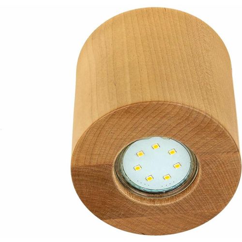 4251756347369 - Licht-erlebnisse - Deckenlampe Holz Modern GU10 Natur Deckenspot - Natur