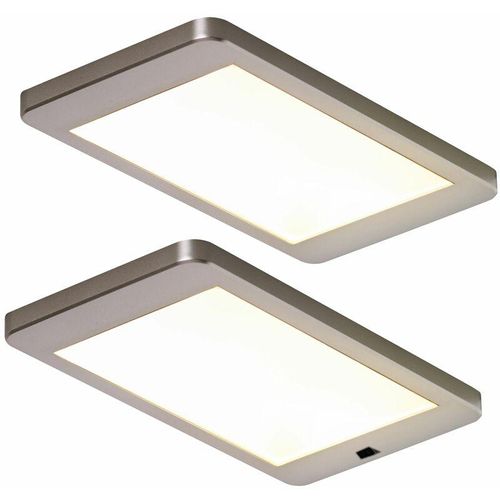 4250000552641 - L&s - led Unterbauleuchte Surface Emotion 2x55 w Lichtfarbe regelbar - Edelstahloptik