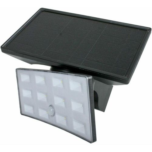 4255596623607 - Licht-erlebnisse - led Solarlampe Bewegungsmelder Haus Garten 4000 k Wandleuchte außen - Dunkelgrau