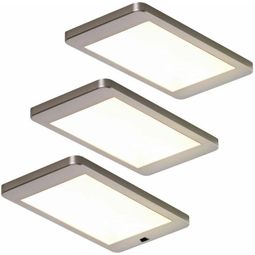 4250000552658 - L&s - led Unterbauleuchte Surface Emotion 3x55 w Lichtfarbe regelbar - Edelstahloptik