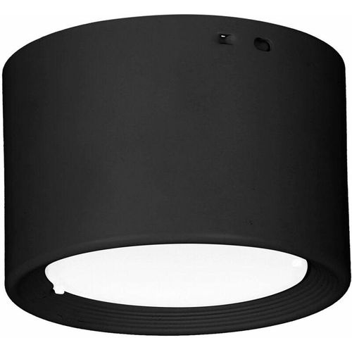 4251756394950 - LED Deckenlampe Schwarz Ø 10 cm 4000 K 550 lm Metall - Schwarz