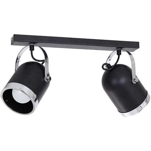 4251334601548 - Licht-erlebnisse - Spotstrahler neo in Schwarz 2-flmg Deckenlampe - Schwarz