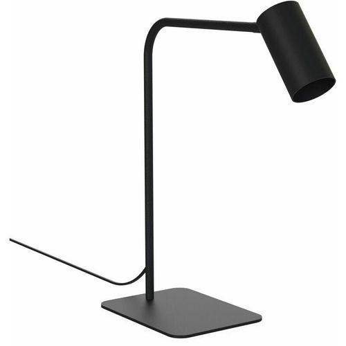 4251756383213 - Licht-erlebnisse - Schreibtischlampe Schwarz GU10 40 cm Metall Modern Tischleuchte - Schwarz