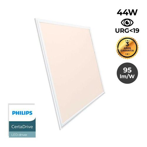 8435427124565 - Barcelona Led - LED-Einbaupanel 60X60cm 44W 3960LM UGR19 Philips Treiber Lichtfarbe Warmweiß - Warmweiß