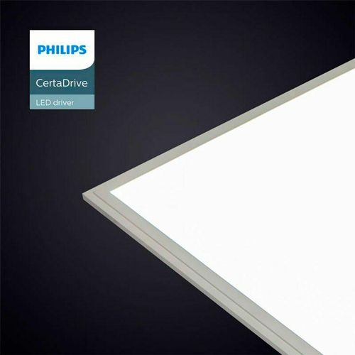 8435427138746 - Barcelona Led - Packung mit 4 schlanken LED-Panels 600x600mm 44W UGR19 Philips Driver Lichtfarbe Warmweiß 3000K - Warmweiß 3000K