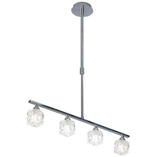 8435153218477 - Inspired Lighting - Inspired Mantra - Ice - Deckenanhänger 4 Light G9 eco Bar Chrom poliert