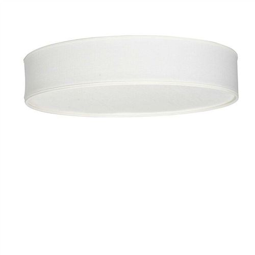 7391534246556 - Belid Soft - LED 1 Light Flush Deckenleuchte Weißes Leinen E27