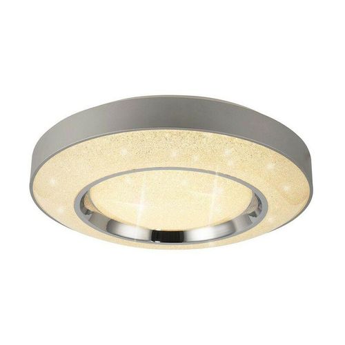 8435153264535 - Inspired Lighting - Inspired Mantra - Santorini - led Decke 36W mit Fernbedienung 3000K-6000K 2400lm Chrom poliert Silber