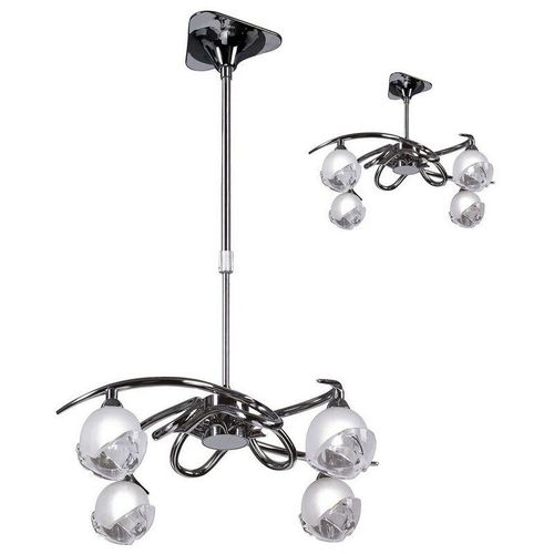 8435153208027 - Inspired Lighting - Inspired Mantra - Fragma - Teleskop Semi Flush Cabrio 4 Light G9 Chrom poliert