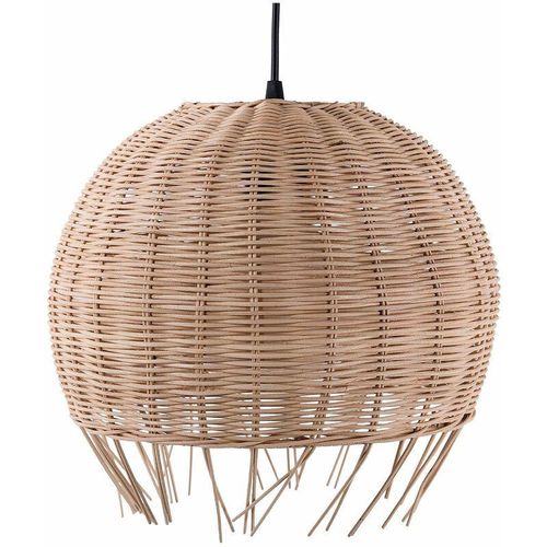 4260602375982 - Beliani - Hängeleuchte Hellbraun Rattan Schirm in Kugelform mit Korbgeflecht Ethno Stil - Natürlich 4260602375982 - Beliani - Hängeleuchte Hellbraun Rattan Schirm in Kugelform mit Korbgeflecht Ethno Stil - Natürlich