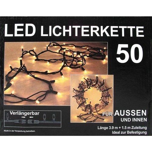 4893299049852 - Buri - led Aussenlichterkette 50 Lichter 39m