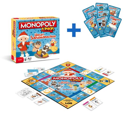 4035576044574 - Monopoly Junior - Unser Sandmännchen Brettspiel Gesellschaftsspiel 4035576044574 - Monopoly Junior - Unser Sandmännchen Brettspiel Gesellschaftsspiel