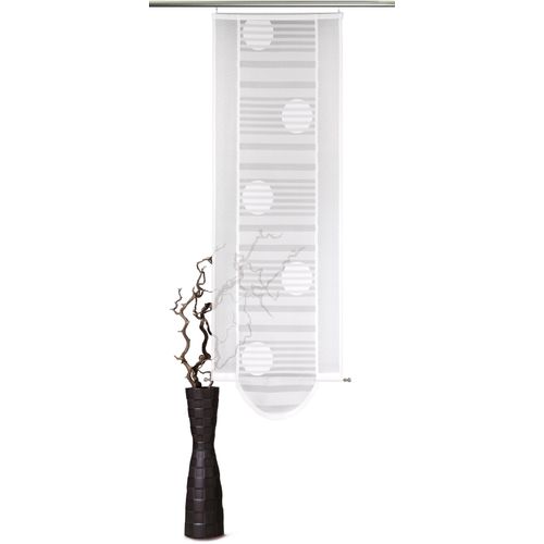4032107184624 - Schiebegardine VHG Sunna Gr 1 weiß B60cm H80cm Jacquard Polyester Gardinen