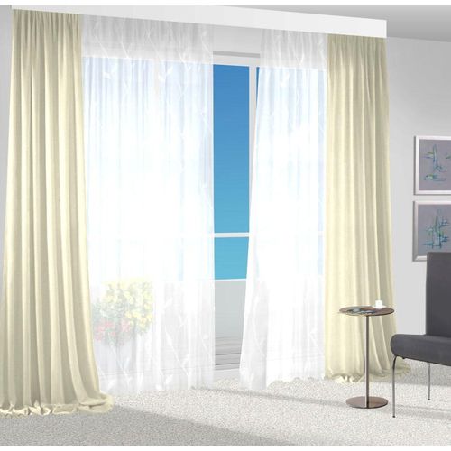 4032107193947 - Vorhang VHG Una Gardinen Gr 160 cm Kräuselband 140 cm beige (champagner) Kräuselband 4032107193947 - Vorhang VHG Una Gardinen Gr 160 cm Kräuselband 140 cm beige (champagner) Kräuselband