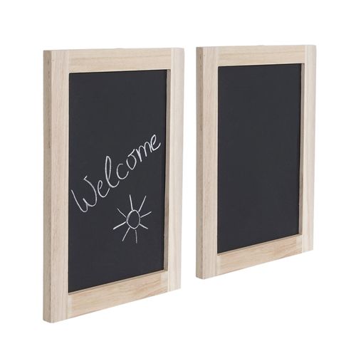 4057651226088 - 2er-Set Wandtafel MCW-C18 Kreidetafel Schreibtafel Schiefertafel Dekotafel Notiztafel ~ 40x30cm 4057651226088 - 2er-Set Wandtafel MCW-C18 Kreidetafel Schreibtafel Schiefertafel Dekotafel Notiztafel ~ 40x30cm