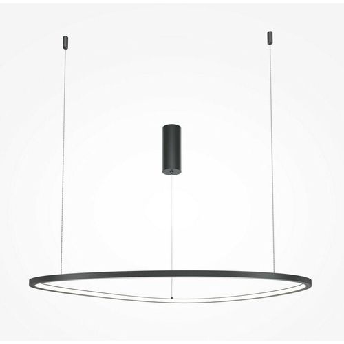 4099776054580 - Glint Moderne integrierte LED-Pendel-Deckenleuchte Schwarz 80cm 3000K - Maytoni