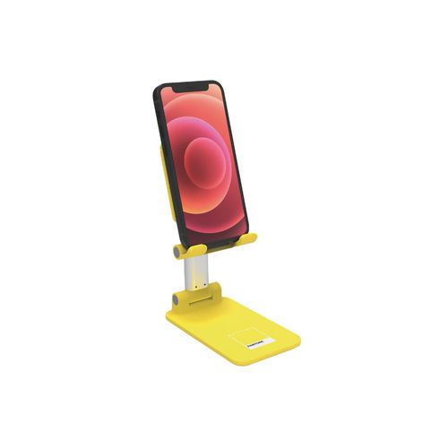 4713213365229 - PANTONE Desktop Halterung Mobilgeraete gelb Universeller und rutschfester Halterungskopf für Smartphones und Tablets bis zu 12\ Robuster Sockel und stabiler Ständer 4713213365229 - PANTONE Desktop Halterung Mobilgeraete gelb Universeller und rutschfester Halterungskopf für Smartphones und Tablets bis zu 12\ Robuster Sockel und stabiler Ständer