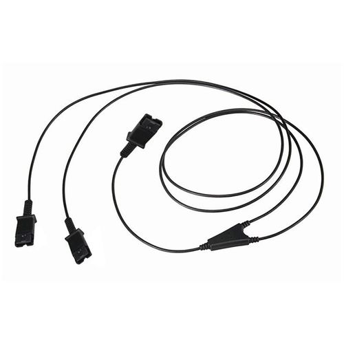 8434185496624 - Cablemarkt - Audio Duplikator Kabel für Plantronics qd Telefon 100 cm