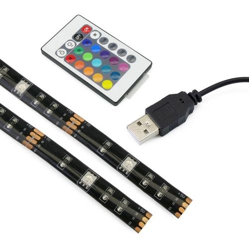 8434185497683 - Cablemarkt - 50-cm-RGB-LED-Streifen-Kit für TV-Hintergrundbeleuchtung