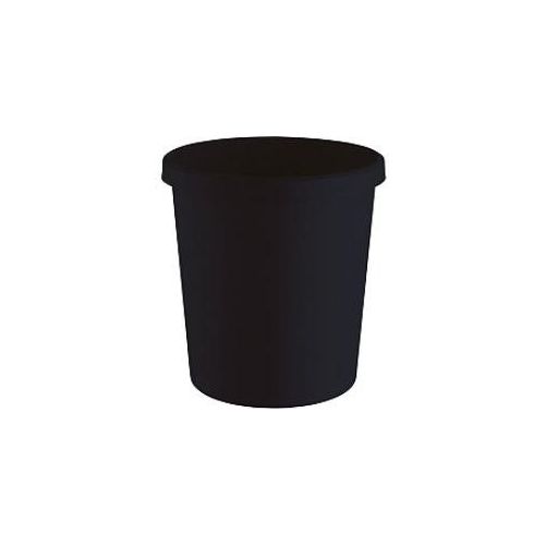 4012086022896 - Papierkorb The Green German Volumen 18 l umlaufender Griffrand Recyclingkunststoff Ø 315 x H 331 mm schwarz