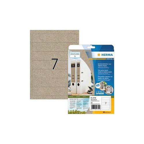 4008705107594 - selbstklebende Rückenschilder aus Silphie Papier 10759 natur schmal kurz 140 Etiketten auf 20 Blatt DIN A4 selbstklebend 400870 140 Stück 4008705107594 - selbstklebende Rückenschilder aus Silphie Papier 10759 natur schmal kurz 140 Etiketten auf 20 Blatt DIN A4 selbstklebend 400870 140 Stück