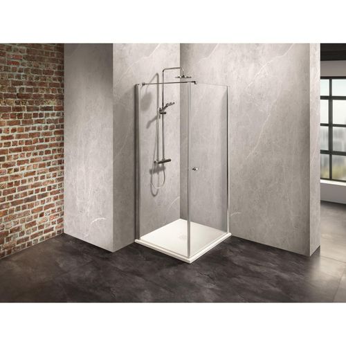 4063955014252 - Duschkabine Duschabtrennung Vital 2 Drehtür rechts + Duschwand links (Kombination) rechts 800mm links 1150mm 4063955014252 - Duschkabine Duschabtrennung Vital 2 Drehtür rechts + Duschwand links (Kombination) rechts 800mm links 1150mm