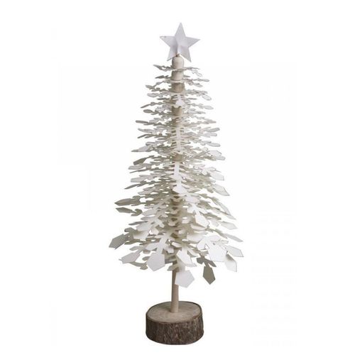 5712750198665 - Chic Antique Vintage Scherenschnitt Weihnachtsbaum H39 Ø18 cm antik creme