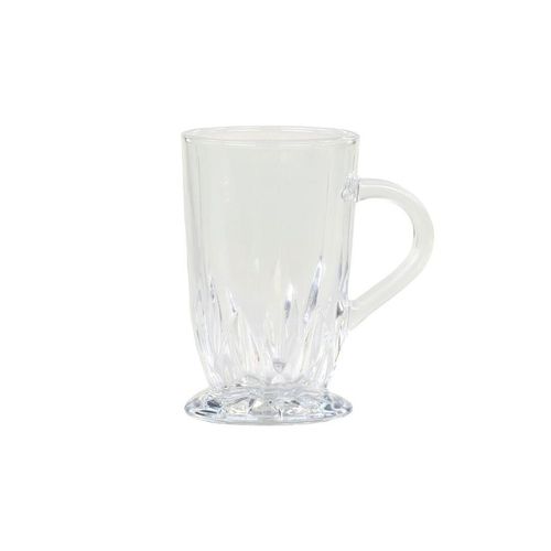 5712750308422 - Chic Antique Becher mit Henkel aus Glas H12 Ø7 cm klar